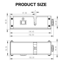 Conector de Filamento para Impresora 3D 3DSWAY, Soldador de Filamento de 1.75MM, Herramienta de Unión por Soldadura para Materiales PLA/ABS/PETG/PA/PC