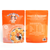 Sachet Doypack Personnalisé Refermable à Fermeture Éclair pour Emballage de Dumplings Congelés, Idéal pour Dumplings au Porc, Plats Préparés et Aliments à Cuire à la Vapeur