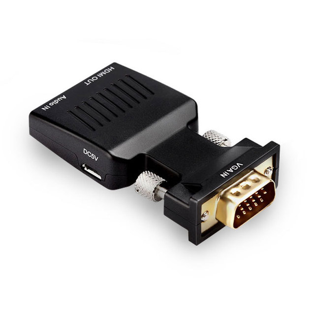 High-Definition Video VGA Converter with Audio TV Host Conversion Head Electronic Components