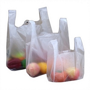 Bolsa de Plástico Personalizada para Camisetas con Impresión en Huecograbado, Material PE, Desechable, con Asas Tipo Camiseta - Product Image 2