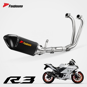 Système d'échappement moto Forsound Factory à <span class=keywords><strong>prix</strong></span> de gros, tuyau Akrapovic GP-Spec, silencieux de piste, système slip-on pour <span class=keywords><strong>R3</strong></span> - Product Image 1