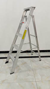 Escabeau pliable en aluminium à double usage <span class=keywords><strong>Echelle</strong></span> double latérale légère et portable à usage multiple - Product Image 2