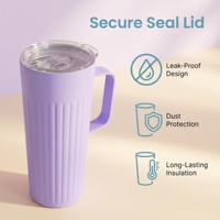 Taza de café de acero inoxidable con precio promocional, vaso portátil ecológico aislado para café