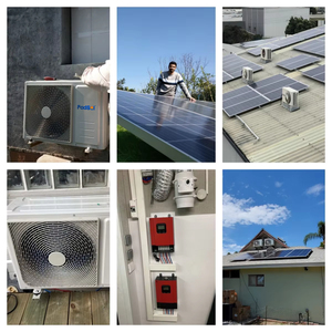 Climatisation solaire de refroidissement/chauffage de 9000 à 18000 BTU, système split extérieur, compatible avec le réseau électrique, efficace en <span class=keywords><strong>énergie</strong></span> pour les ménages - Product Image 3