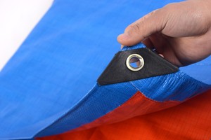 Bâche en PE robuste, imperméable et coupe-vent, avec bords doublement cousus, pour couverture de <span class=keywords><strong>camping</strong></span>-<span class=keywords><strong>car</strong></span> - Product Image 4