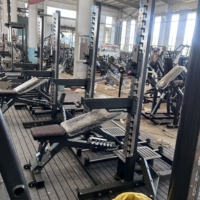 Meilleure Vente Banc de Musculation Commercial 3-en-1 Multi-Position Réglable avec Rails Coulissants pour Presses à Plat, Inclinées et Épaules, Équipement de Gymnastique Robuste en Acier
