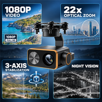 Caméra aérienne à trois axes SKYDROID C20 avec stabilisateur, zoom optique 23x, 1080P, pour systèmes de drones H16 H30
