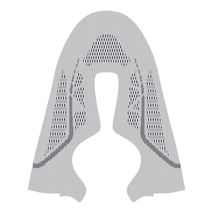 مخصصة مريحة جيدة التهوية شبكة في الأعلى نصف تشطيب لتشغيل الأحذية الرياضية الجزء العلوي - Product Image 3