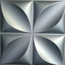 Eco-friendly Embossed Decorative 3d Pvc Wall Panel