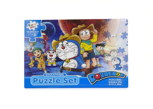 ชุดตัวต่อโดราเอมอนแสนสนุก 51-100 ชิ้น ของเล่นเสริมพัฒนาการสำหรับเด็กอายุ 3 ปีขึ้นไป รูปทรงสี่เหลี่ยม พิมพ์สีเต็มรูปแบบ - Product Image 1