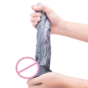 Enorme alieno Dildo grande <span class=keywords><strong>Mac</strong></span> cazzo vibratore in Silicone liquido per donne masturbazione femminile giocattoli sessuali - Product Image 4