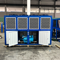 Compresseur de type V Blait 40-HP Unité intégrée ultra-large, avec évaporateurs assortis recommandés et expédiés sous forme d'ensemble complet