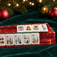 Jeu de Mahjong Américain en Acrylique Écologique avec 160 Tuiles pour des Jeux Sociaux Festifs et des Cadeaux NOUVEAUTÉ 2026