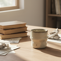 Taza de Cerámica de Estilo Nórdico Simple, Apta para Lavavajillas y Microondas, Resistente al Calor, para Uso Doméstico, para Café, Té y Espresso