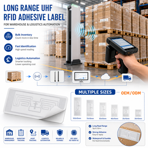 แท็กฉลากกาว UHF RFID ระยะไกลสำหรับการติดตามพาเลทในคลังสินค้า การจัดการสินค้าคงคลัง และระบบอัตโนมัติทางโลจิสติกส์ - Product Image 3