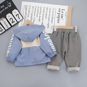 Venta al por Mayor de Conjuntos de Ropa para Niños, Estilo Nuevo, Sudadera con Capucha y Pantalones Harem para Bebés, Conjunto de 3 Piezas - Product Image 5