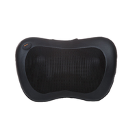 Oreiller de massage shiatsu portable pour le cou avec chaleur, utilisation double voiture et maison, oreiller de massage cervical et lombaire