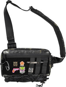 Chaleco กระเป๋าใส่นิตยสารแบบยุทธวิธีอุปกรณ์อุปกรณ์ยุทธวิธียืดหยุ่นสำหรับล่าสัตว์ลายพรางอุปกรณ์ยุทธวิธี Mu - Product Image 3