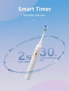 Nouvelle brosse à dents électrique sonique intelligente avancée rechargeable par USB IPX7 pour adultes, tête de rechange, autonomie de 30 jours, nettoyage en profondeur - Product Image 2