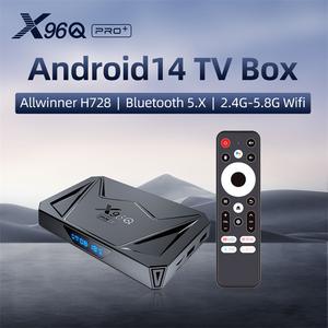 Nouveau lecteur multimédia 4K X96Q PRO PLUS 1000M Android 14 Smart Set Top Box Récepteur TV 8K avec TV Net fix - Product Image 3