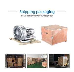 Hot Selling 1500W 220V Luft gebläse Einphasiges hochwertiges Hochdruck-Ring gebläse Vakuum-Wirbel gebläse für Fischteich - Product Image 4