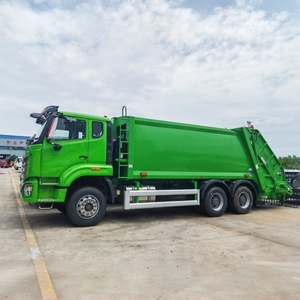 China Factory HOWO 6x4 16-20CBM Garbage Compactor Truck Rear Load Heavy Duty Compression Type Garbage Truck for Sale - Product Image 4