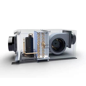Capacidad de deshumidificación 50-100 <span class=keywords><strong>litros</strong></span> por día 60L/D espacio de arrastre comercial <span class=keywords><strong>deshumidificador</strong></span> de techo de conducto montado en la pared - Product Image 6