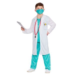 Niños Doctor disfraz niños niñas juego de rol ocupaciones vestido de lujo traje DR para Cosplay fiesta Carnaval - Product Image 6