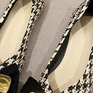 <span class=keywords><strong>Scarpe</strong></span> Casual Estive <span class=keywords><strong>da</strong></span> <span class=keywords><strong>Donna</strong></span> <span class=keywords><strong>con</strong></span> <span class=keywords><strong>Borchie</strong></span>, Punta Aperta, Suola Morbida, Slip-On, Materiale Superiore in Tessuto, Gomma e PU - Product Image 4