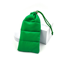 Pochette à cordon en duvet synthétique pour lunettes, sac à lunettes anti-poussière, étui à lunettes de soleil