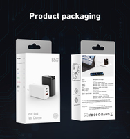 Chargeur Type C à charge rapide du fournisseur de Shenzhen 45W 20W 18W 15W GaN avec protection EAC GS CE OTP pour Huawei Vivo Oppo Android