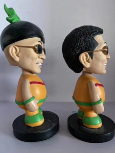 Fai da te custom esilarante comico in resina bobblehead scultura di carattere creativo modello souvenir regalo tavola ornamento auto decorazione - Product Image 6
