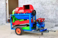 Meilleur nouveau type de maïs blé maïs paddy riz soja haricot mungo décortiqueur multifonctionnel batteuse prix de la machine à vendre