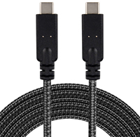 Cable Plano USB4.0 de 40 Gbps Tipo-C a Tipo-C, PD 100W 5A, Carga Rápida, Cable de Datos de Cobre Puro para Computadora y Auriculares