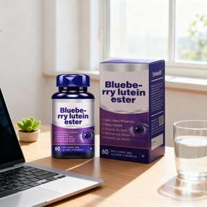 Comprimés à croquer de vitamines nutritionnelles à la lutéine et aux myrtilles, très demandés, améliorent la vue, qualité alimentaire, OEM/ODM disponible, 60/100/120 - Product Image 5