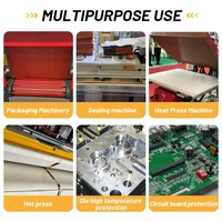 Tissu en verre haute température, ruban adhésif antistatique en PTFE, ruban adhésif en tissu, ruban adhésif en fibre de verre, ruban adhésif auto-adhésif pour machine de scellage
