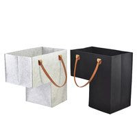 Vente en gros de paniers de rangement pour marches d'escalier en feutre de qualité supérieure pliable durable organisateur matériel de paille