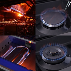 Hyxion 48 "Đứng Miễn Phí 6 Burner Bếp <span class=keywords><strong>Gas</strong></span> Phạm Vi Với Vỉ Nướng Lò - Product Image 4