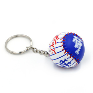 New York yankees bóng chày Keychain Mặt dây chuyền La Dodgers Túi Mặt dây chuyền hợp thời trang thương hiệu làm bằng da kim loại PU nhựa - Product Image 1