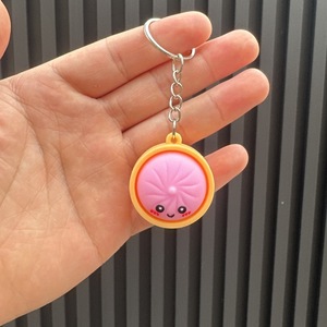Gantungan Kunci Mini Dumpling Clicker, Boneka Lembut Lucu, Dapat Dikustomisasi, Gantungan Tas Promosi, Hadiah Blind Box, Hadiah Kecil - Product Image 6