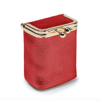 Pochette à bijoux en cuir véritable avec logo personnalisé, mini sac portable pour bagues, colliers, boucles d'oreilles, porte-monnaie pour le rangement