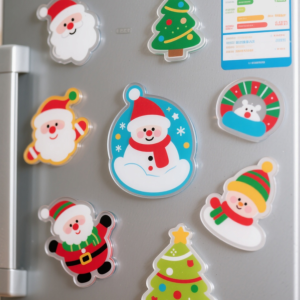 Magnet Kulkas Natal Berkualitas Tinggi, Dapat Disesuaikan, Ramah Lingkungan, Berbentuk Santa Claus, Pohon Natal, Manusia Salju, Hadiah Promosi, Laris - Product Image 4