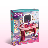 Coiffeuse pour filles, jouet de coiffeuse pour enfants, petite beauté pour jeu de rôle amusant, coiffeuse ludique