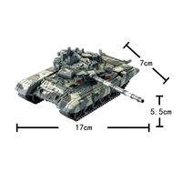 ABS Plastik 1/48 Ölçekli Plastik Model DIY Oyuncak T90 Muharebe Tankı Sergi Modeli Yapım Seti Çocuklar İçin Yapım Blokları Seti Erkek Çocuklar İçin