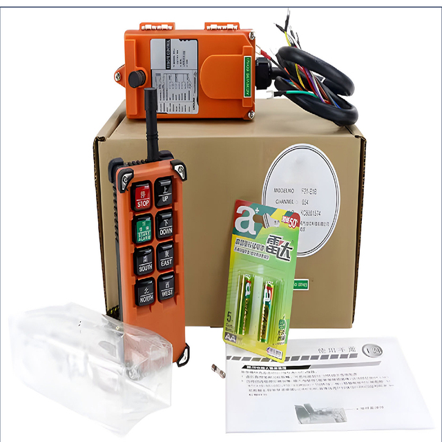 100M Long Distance Industrial Remote Control Waterproof IP65 Wireless Controller 8 12 Keys for Electric Hoist Crane