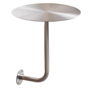 Table murale multifonctionnelle en acier inoxydable de style industriel nordique, petite table fixe pour café, idéale pour le lait – Modèle populaire sur internet - Product Image 5