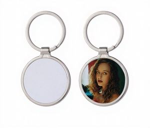 Porte-clés en alliage de zinc vierge pour sérigraphie, pendentif personnalisé créatif, cadeau d'affaires pour la promotion de marque - Product Image 2