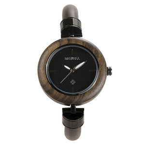 Nuevos Relojes de Cuarzo Naturales y Únicos para Mujer, con Logotipo Personalizado de Lujo, Relojes Mecánicos de Madera Hechos a Mano para Mujer - Product Image 4