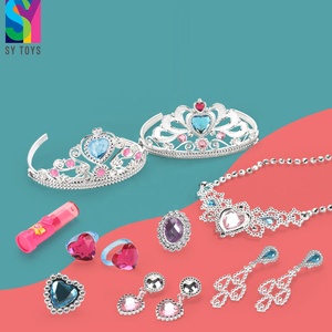 SY Beautiful principessa Playhouse per bambini corona collana scarpe gioielli combinazione di <span class=keywords><strong>trucco</strong></span> in plastica <span class=keywords><strong>Set</strong></span> per il gioco delle ragazze giocattoli - Product Image 4