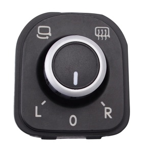 Nouveau commutateur de lève-vitre électrique pour VW Jetta <span class=keywords><strong>Golf</strong></span> <span class=keywords><strong>5</strong></span> 6 GTI Tiguan Passat B6 CC rétroviseur latéral phare antibrouillard-matière plastique - Product Image 4